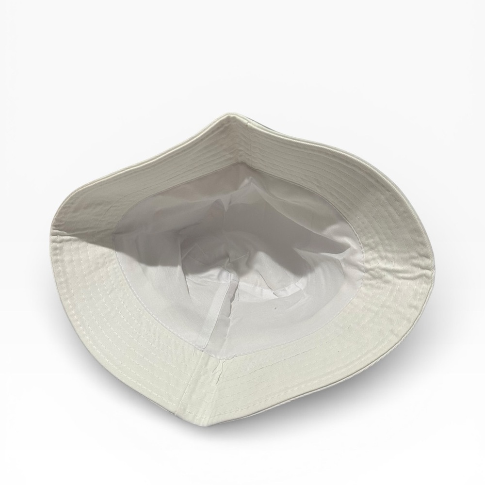NWT White USA Bucket Hat - Picture 4 of 5